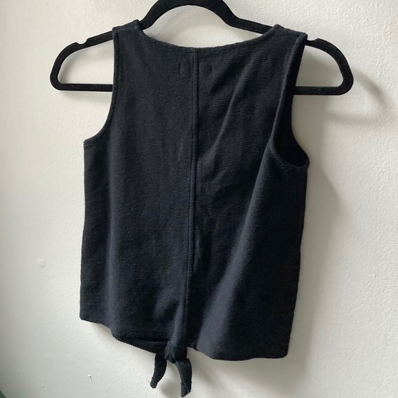 MADEWELL TIE WAIST BUTTON DOWN TANK - Picture 2 of 6